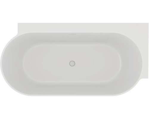 Volně stojící vana ze sanitárního akrylátu, oválný tvar