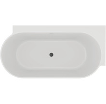 Volně stojící vana ze sanitárního akrylátu, pohled shora