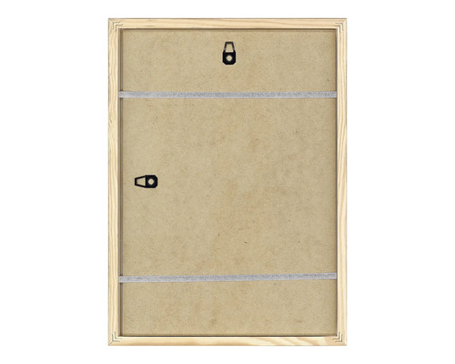 Zadní strana dřevěného rámu obrazu se závěsem