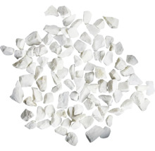 Bílé okrasné štěrky