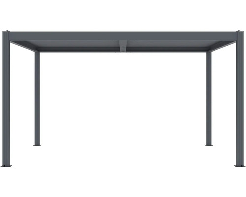 Kovový altán s střechou