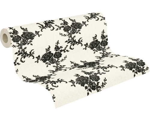 Role tapety s květinovým vzorem