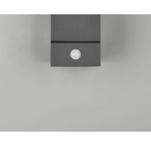 Šedé venkovní světlo s pohybovým senzorem