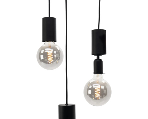 Dvě závěsné lampy s žárovkami