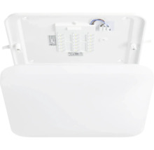 Bílé LED stropní svítidlo, otevřené, vnitřní prvky jsou viditelné