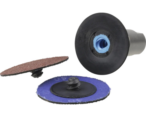 Rychloupínací systém pro brusné kotouče s brusnými kotouči a brusnými talíři