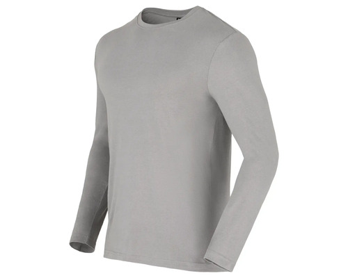 Šedé tričko s dlouhým rukávem