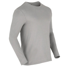 Šedé tričko s dlouhým rukávem