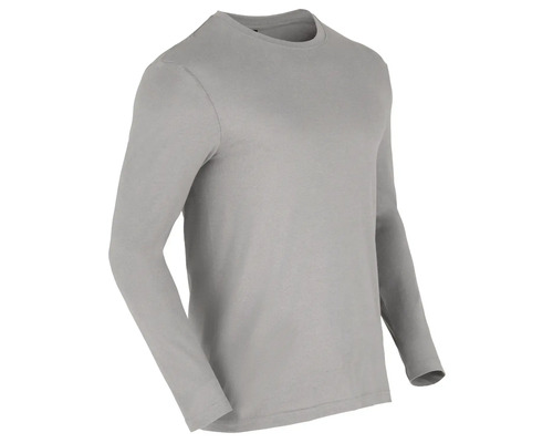 Šedé tričko s dlouhým rukávem