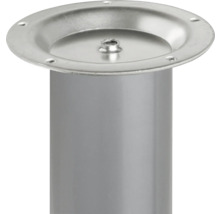 Kovová noha nábytku s montážní deskou