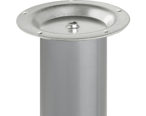 Kovová noha nábytku s montážní deskou