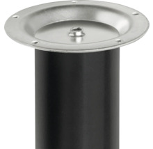 Kovová noha nábytku s montážní deskou