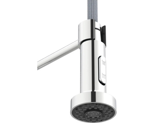 Kuchyňská baterie s hadicí a regulátorem proudu