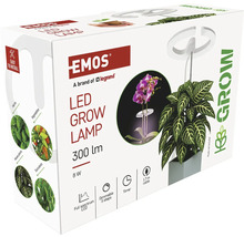 Balení LED lampy na rostliny Emos o světelném toku 300 lumenů a výkonu osm wattů