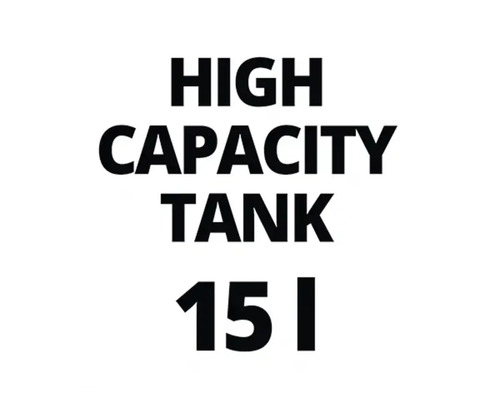 Nádrž s vysokou kapacitou 15 litrů