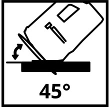 Symbol pro úhel sklonu 45 stupňů