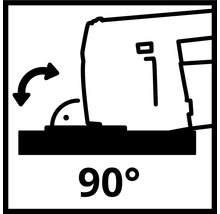 Symbol pro 90 stupňů otočení