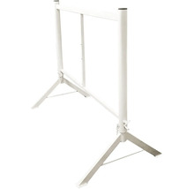 Bílá kovová malířská koza s trojnožkou