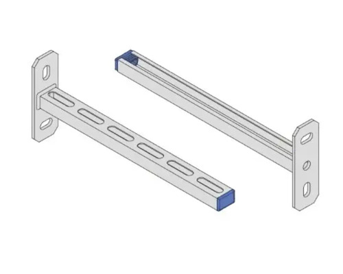 Dva držáky polic pro montáž na stěnu