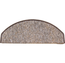 Půlkruhový koberec na schody s lemem