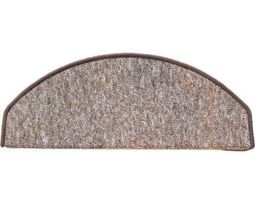 Půlkruhový koberec na schody s lemem