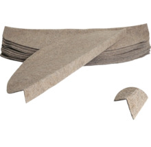 Filcové kluzáky rohové chrániče nábytku k nalepení