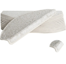 Textilní koberec na schody s úhelníkem