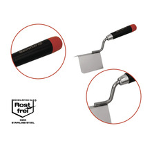 Rohová špachtle Maurerlob z nerezové oceli s rukojetí