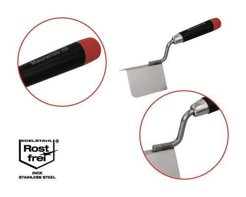 Rohová špachtle Maurerlob z nerezové oceli s rukojetí