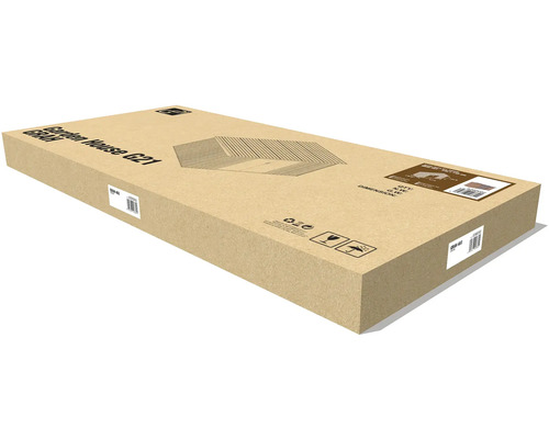 Kartonový obal pro zahradní domek G21 s označením produktu a přepravními symboly.