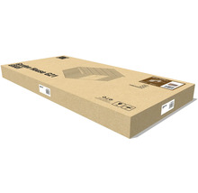 Velký kartonový obal pro zahradní domek G21 GRAH s označením produktu a manipulačními symboly.