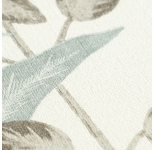 Detail textilní tapety s květinovým vzorem