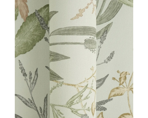 Role tapety s rostlinným vzorem