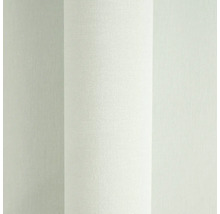 Vliesová tapeta s jemnou lněnou strukturou a širokými pruhy.