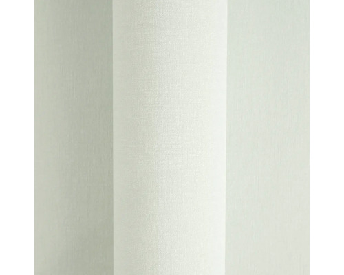 Vliesová tapeta s jemnou lněnou strukturou a širokými pruhy.