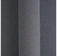 Vliesová tapeta s jemnou lněnou strukturou v tmavě šedé barvě.