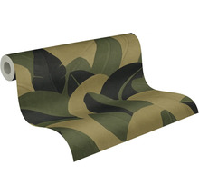 Role tapety s rostlinným vzorem