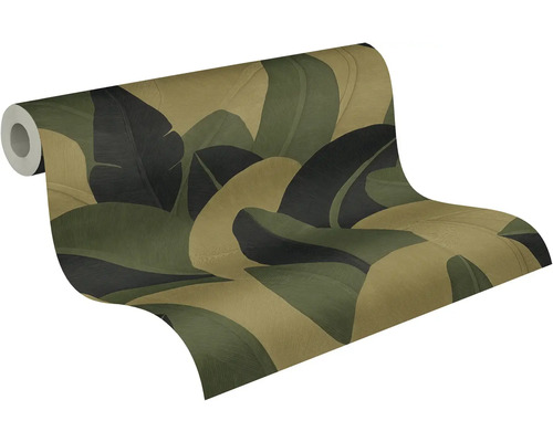 Role tapety s rostlinným vzorem