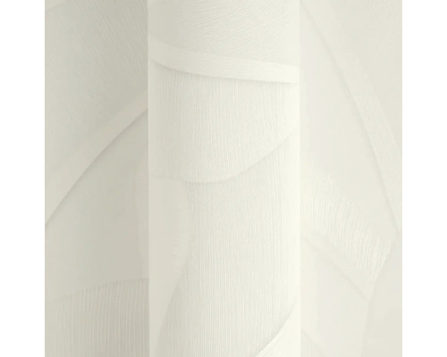 Vliesová tapeta s abstraktním vzorem překrývajících se zakřivených tvarů a jemnou svislou strukturou linek.