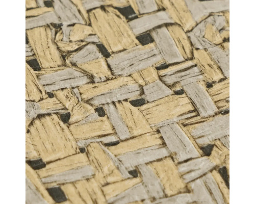 Tapeta se vzhledem pleteneho prouti s realistickou texturou povrchu.