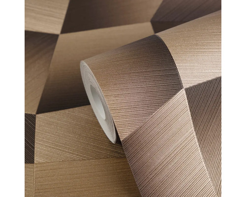 Role tapety s geometrickým vzorem