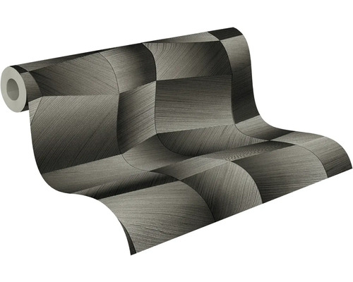 Role tapety s geometrickým vzorem