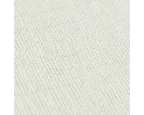 Bílá strukturovaná tapeta s jemnou vertikální liniovou strukturou.