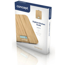 Balení digitální kuchyňské váhy z bambusu značky Concept