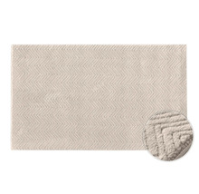 Obdélníková koupelnová předložka s cikcakovým vzorem