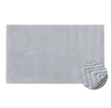 Obdélníkový koupelnový koberec s cikcakovým vzorem