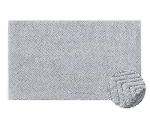 Obdélníkový koupelnový koberec s cikcakovým vzorem