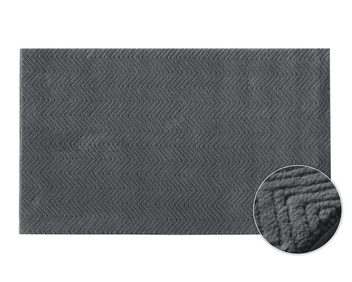 Obdélníková koupelnová předložka se vzorem cikcak