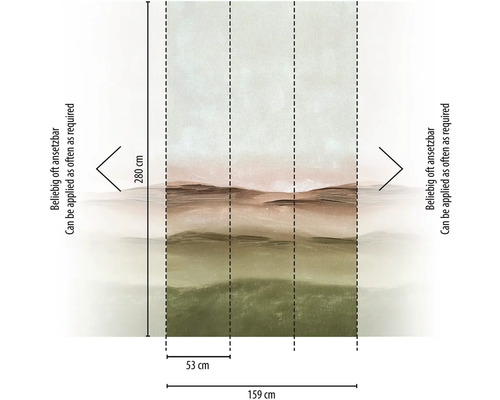 Foto tapeta s motivem krajiny a rozměry