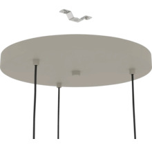 Stropní svítidlo s montážní konzolou a závěsy pro kabely